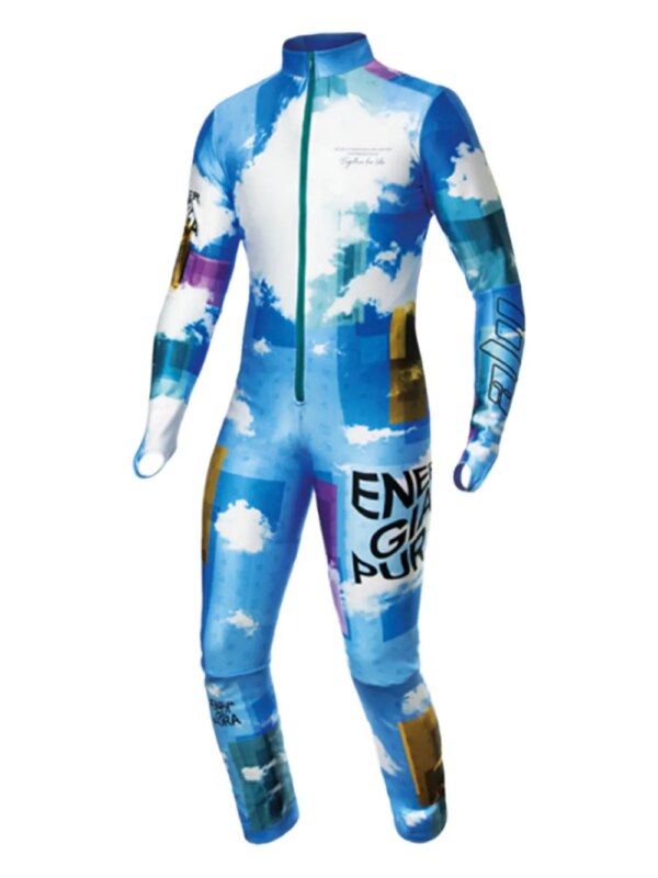 ENERGIA PURA combinaison de sport à imprimé graphique - Bleu