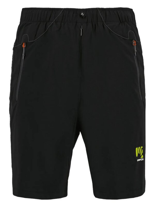 KARPOS short à logo imprimé - Noir