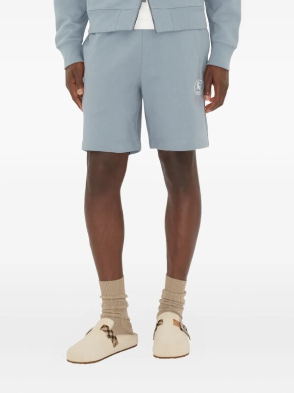 Burberry short EDK en coton - Bleu