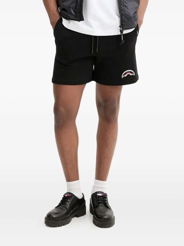 Sprayground short à logo requin - Noir
