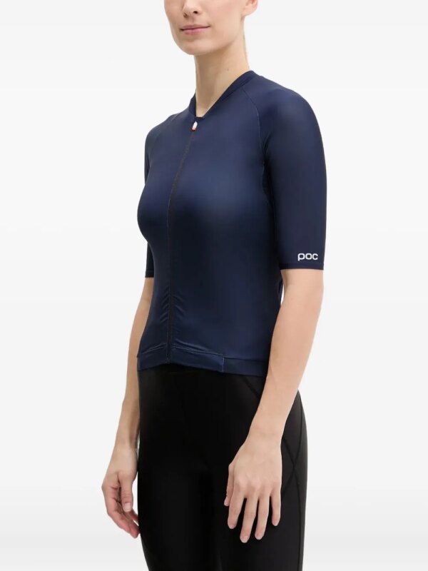 POC veste de cyclisme zippée à manches courtes - Bleu