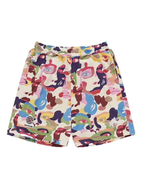 A BATHING APE® x KIDSUPER short de sport à imprimé camouflage - Rouge
