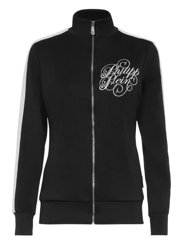 Philipp Plein veste de sport à détails rayés - Noir