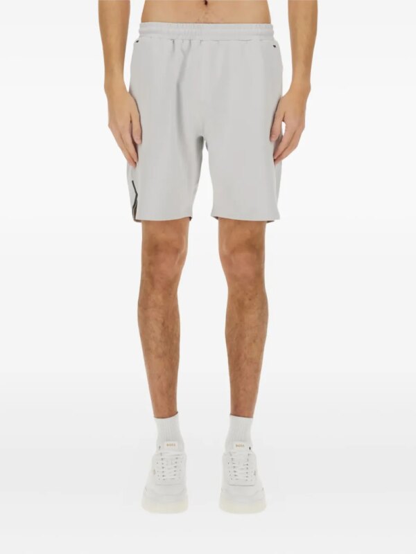 BOSS short à lien de resserrage - Gris