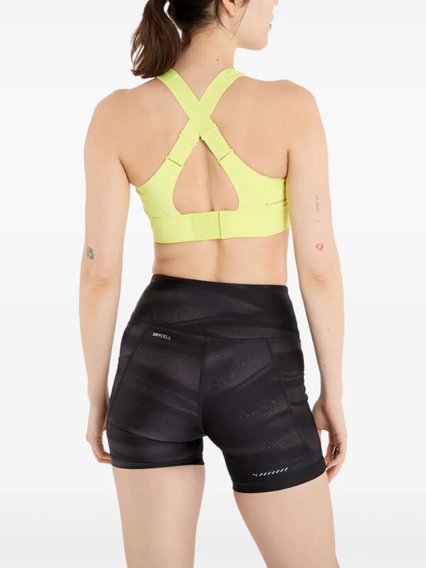 PUMA Sport-bh met gekruiste bandjes - Geel