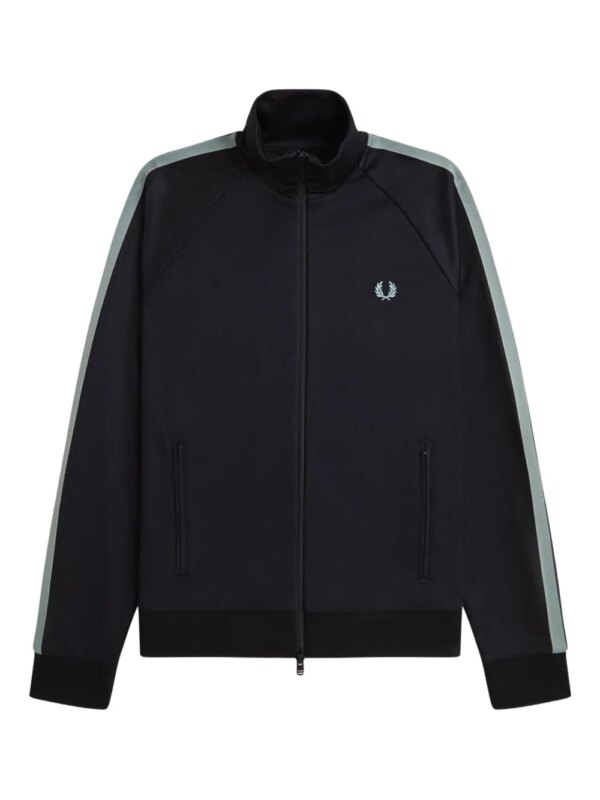 Fred Perry veste zippée à manches raglan - Noir