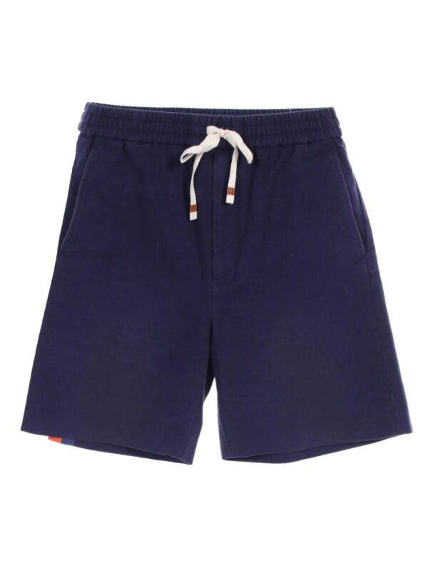Gucci Pre-Owned short de sport à rayures latérales (années 2000) - Bleu