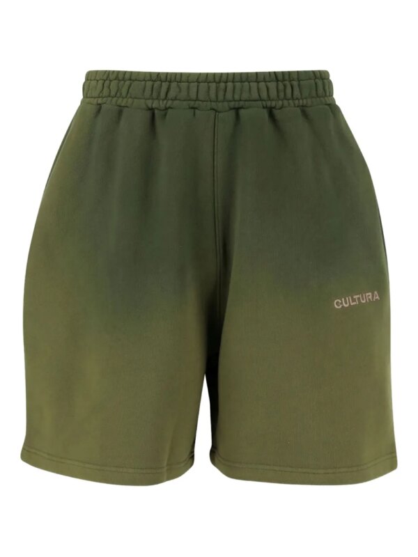 CULTURA short de sport en coton - Vert