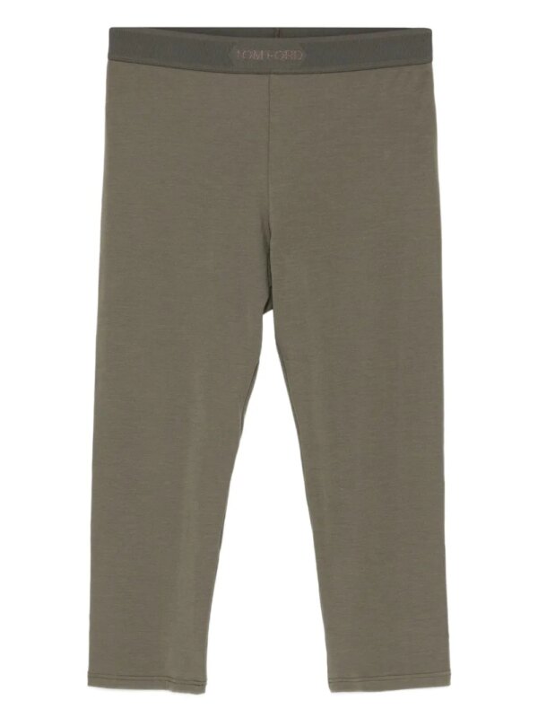TOM FORD pantalon de yoga à logo - Vert