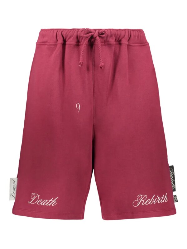 Isabella 1985 short de sport en coton - Rouge