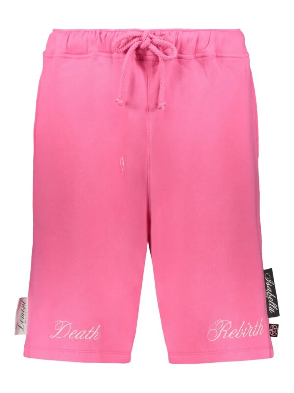 Isabella 1985 short de sport en coton - Rose
