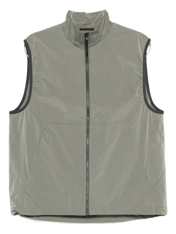 Goldwin gilet zippé en tissu anti-déchirure - Gris