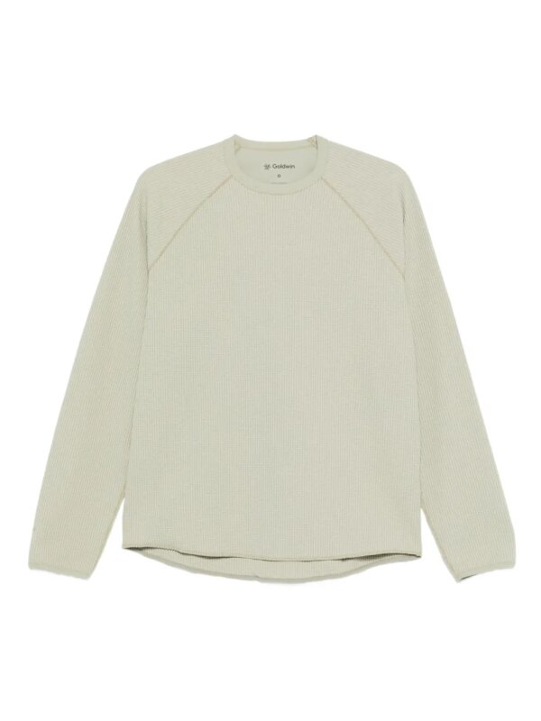 Goldwin t-shirt en maille gaufrée - Tons neutres