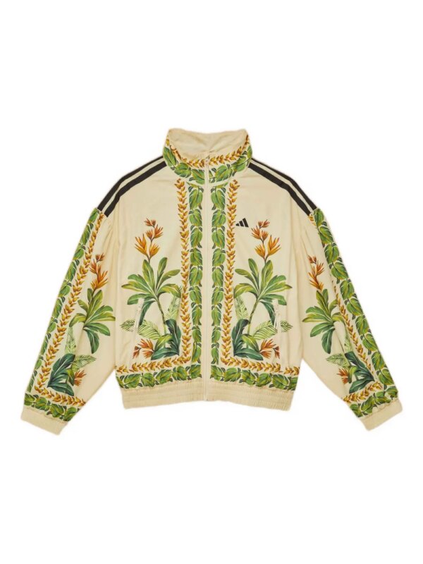 FARM Rio veste de sport à fleurs - Tons neutres