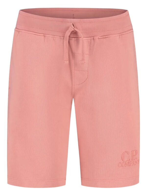 C.P. Company Kids short de sport en coton - Rose