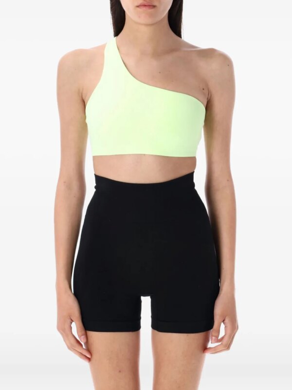 Nike haut crop à une épaule - Vert