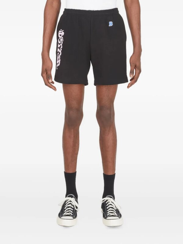 Better Gift Shop short de sport à logo imprimé - Noir
