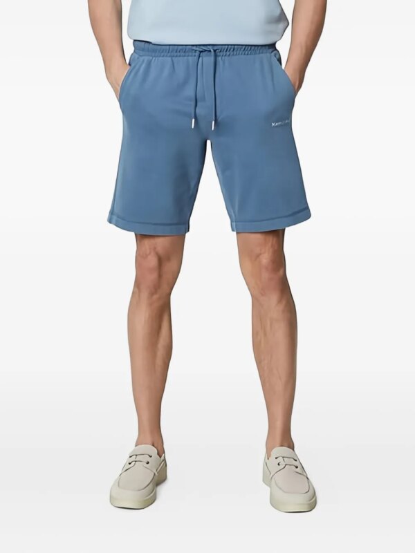 Marc O'Polo short à taille à lien de resserrage - Bleu