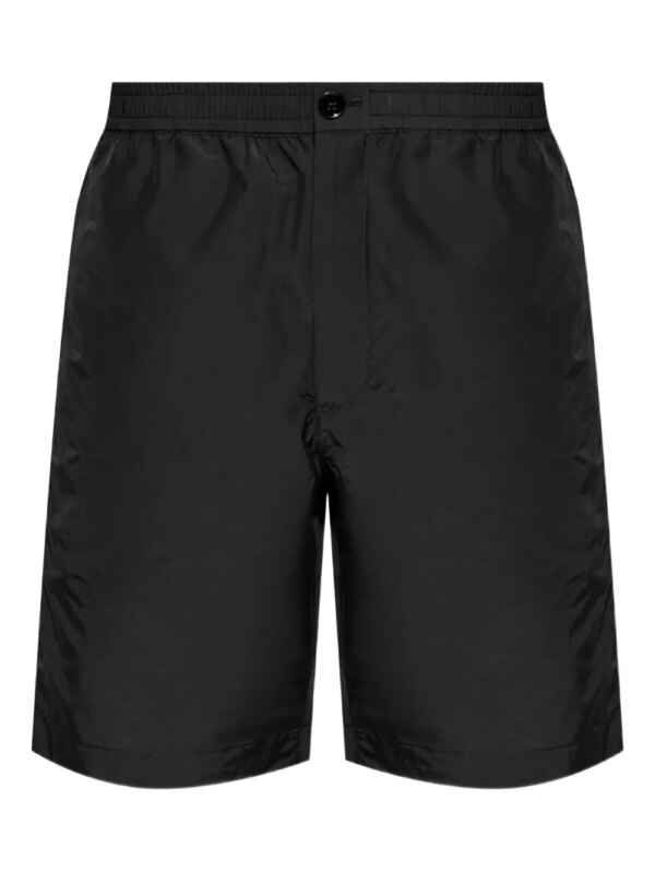 Theory short en coton à lien de resserrage - Noir