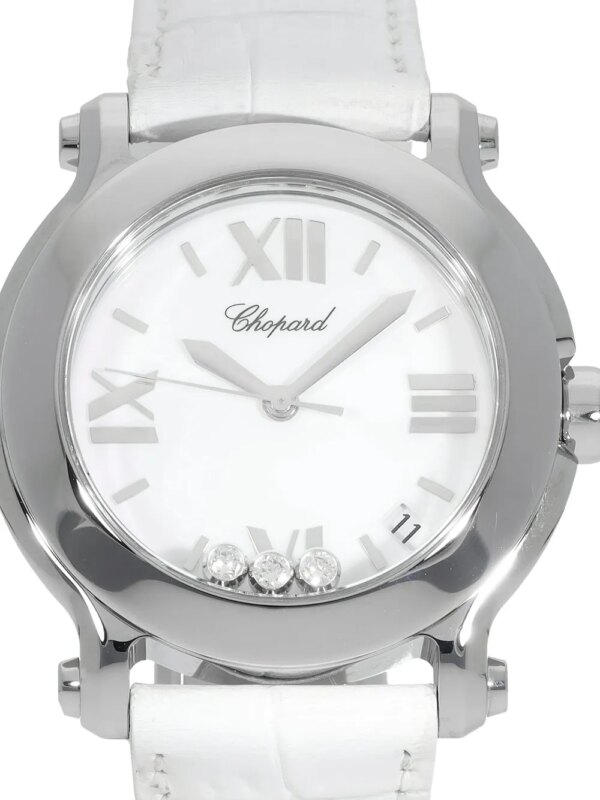Chopard Pre-Owned 2012 Happy Sport 36 mm - Wit