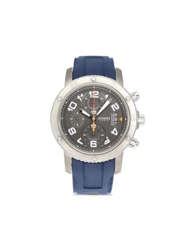 Hermès Pre-Owned montre Clipper 42 mm - Argent