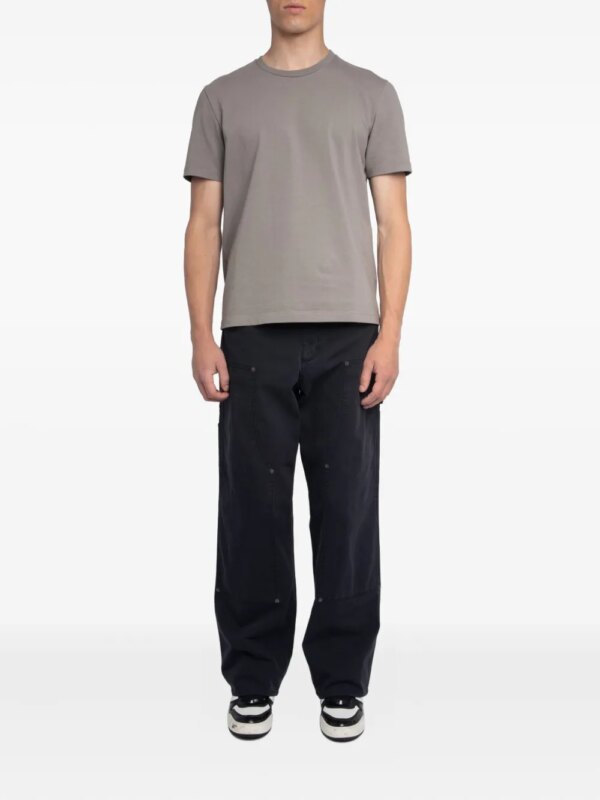 Zadig&Voltaire T-shirt met doodskopprint - Grijs