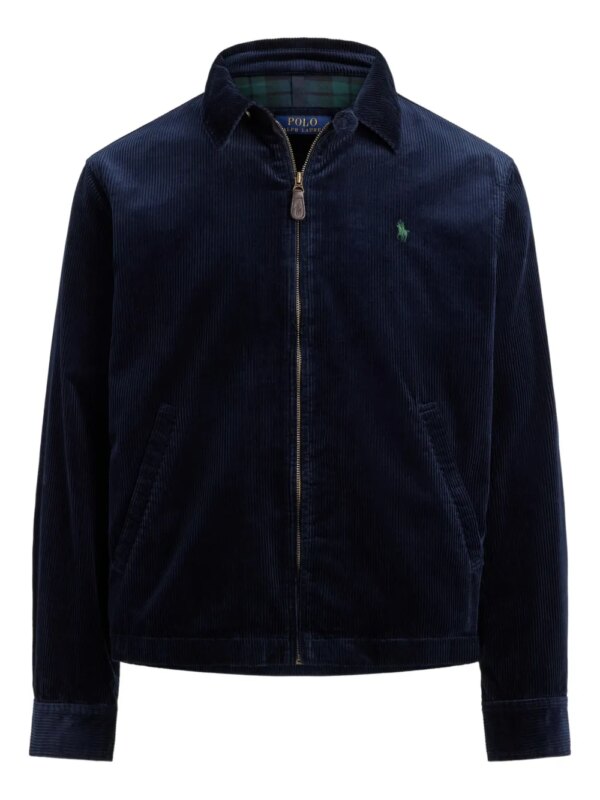 Polo Ralph Lauren coupe-vent 8 Wale en velours côtelé - Bleu