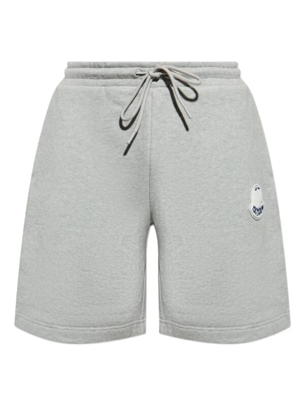 Moncler short à lien de resserrage - Gris