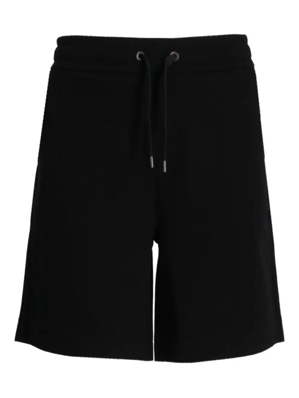 BOSS short en coton à lien de resserrage - Noir