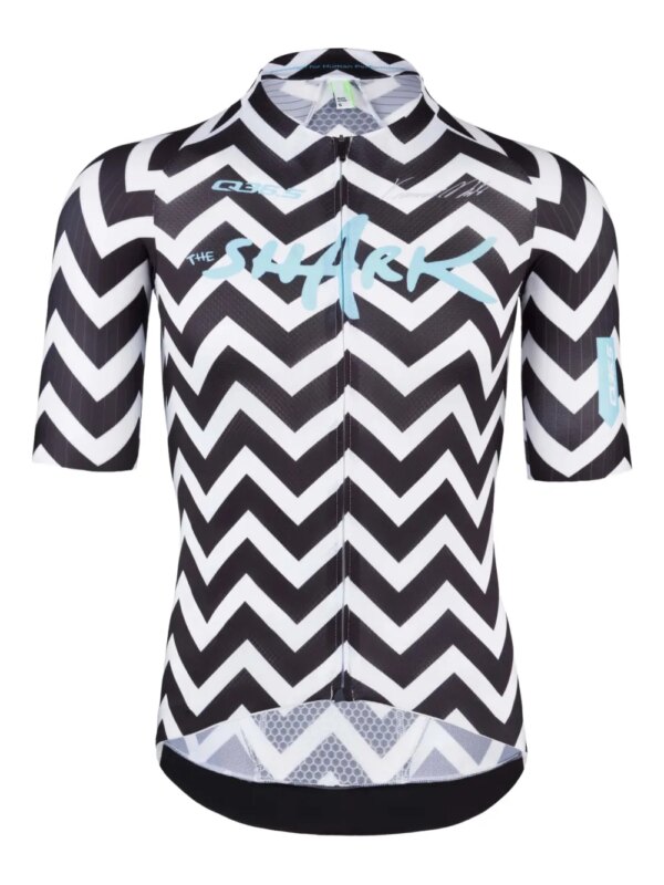 Q36.5 débardeur de cyclisme à motif de chevrons - Noir