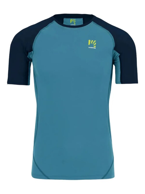 KARPOS t-shirt à bandes contrastantes - Bleu