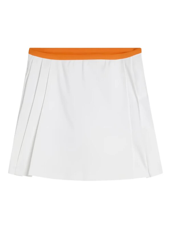 J.Lindeberg jupe à design plissé - Blanc