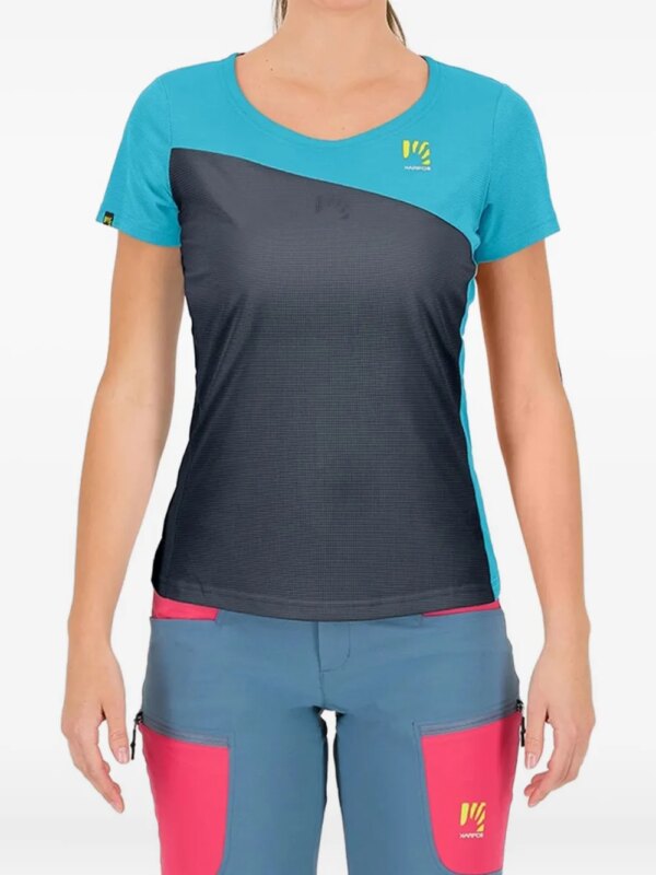 KARPOS t-shirt à logo imprimé - Gris