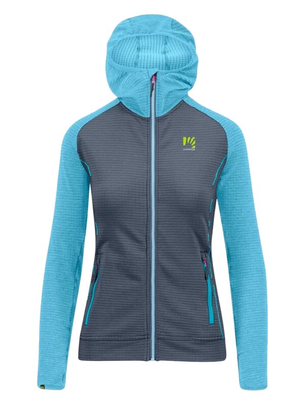 KARPOS veste zippée Ambrizzola à capuche - Bleu