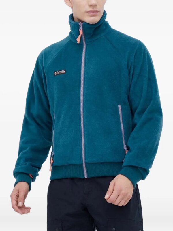 Columbia veste ceinturée à design patchwork - Violet