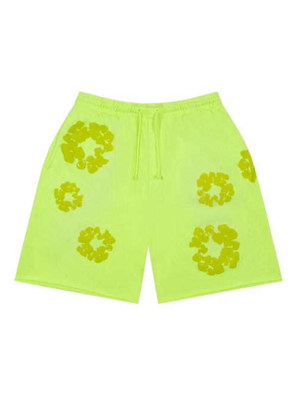 Denim Tears short Mono en coton - Vert