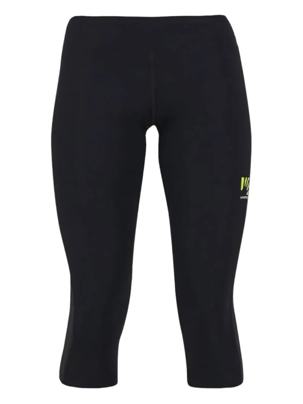 KARPOS legging crop à empiècements en mesh - Noir