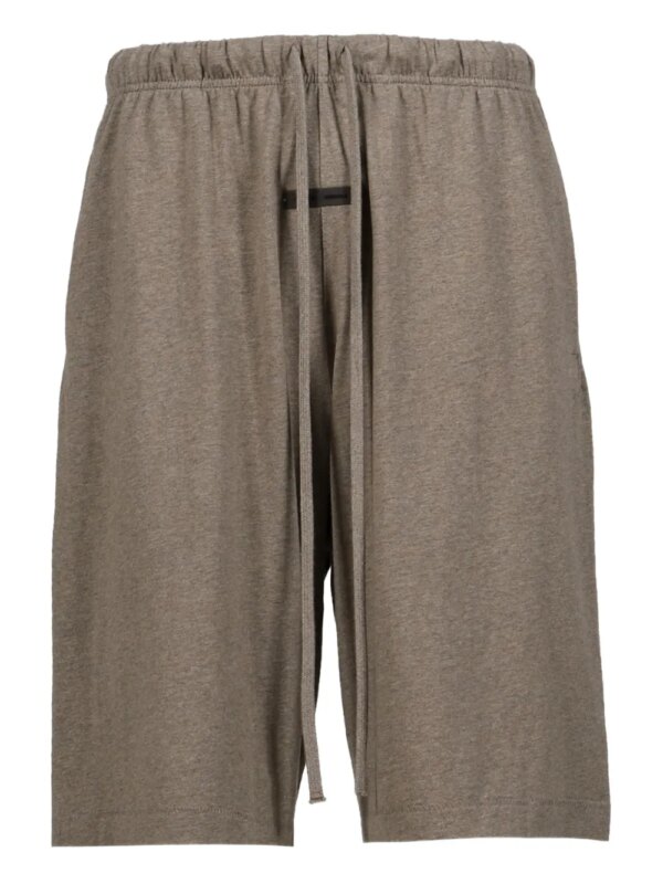 FEAR OF GOD ESSENTIALS short à taille à lien de resserrage - Gris
