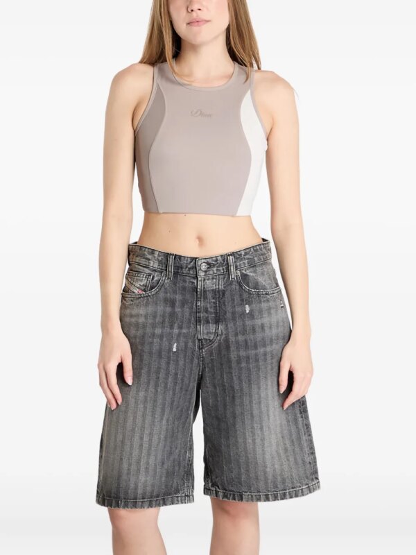 dime brassière de sport à design colour block - Marron