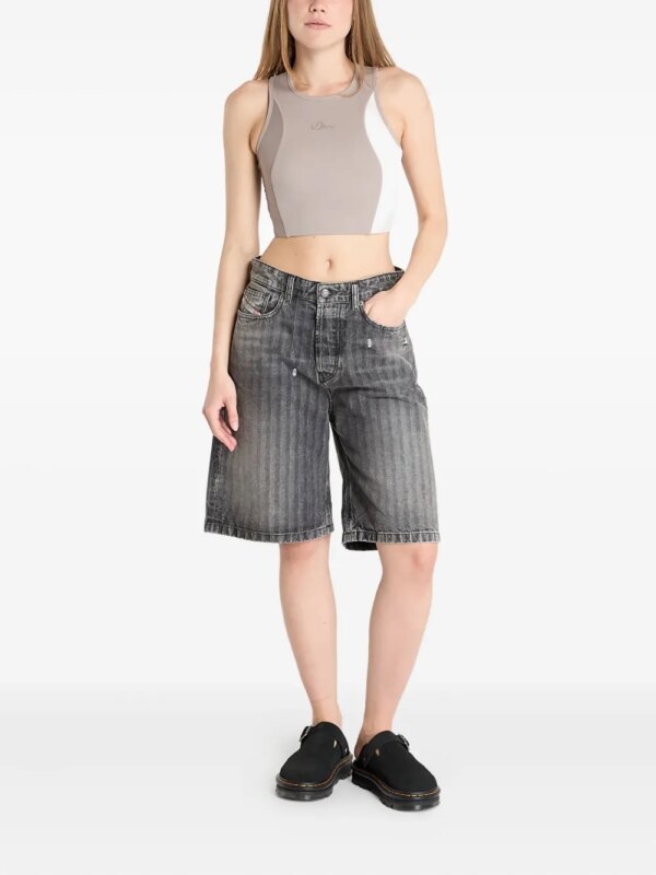 dime Sport-bh met colourblocking - Bruin