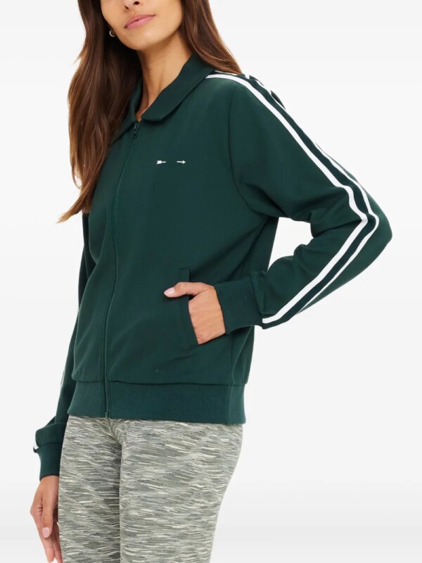 The Upside veste zippée à détails rayés - Vert