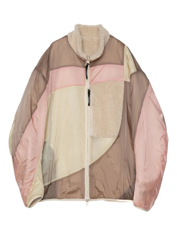 Yoshiokubo veste en polaire à empiècements - Tons neutres