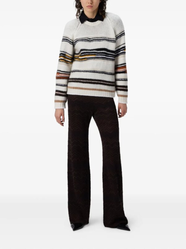 Missoni Broek met zigzagpatroon - Bruin