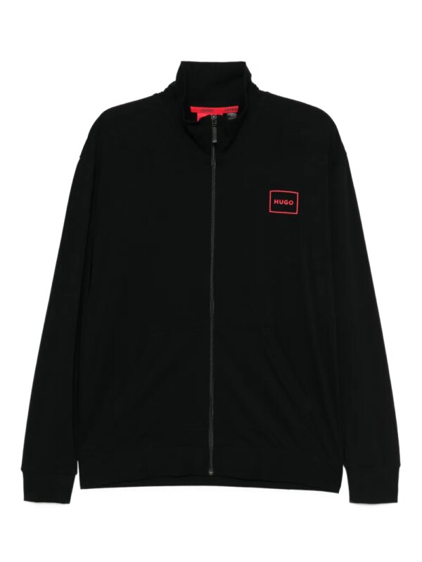 HUGO veste à logo imprimé - Noir