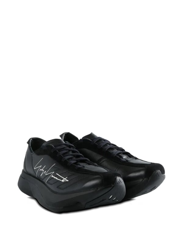 Y-3 Adios Pro 3.0 LX leren sneakers met kenmerkend detail - Zwart