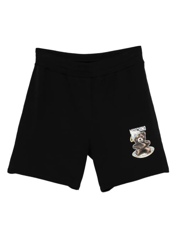 Moschino short à imprimé Teddy - Noir