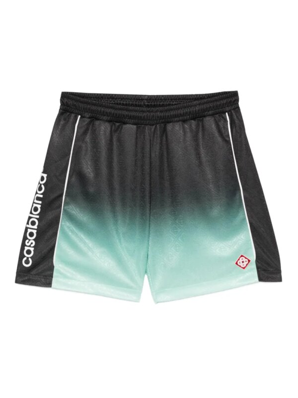 Casablanca short à effet dégradé - Noir