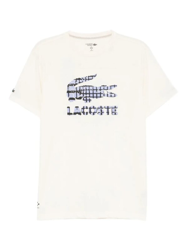 Lacoste t-shirt à coupe ample - Tons neutres