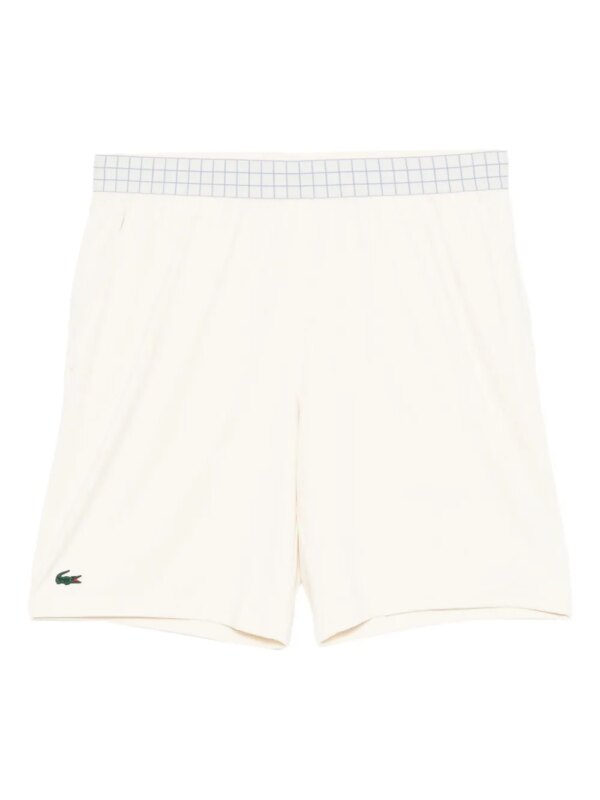 Lacoste short à logo brodé - Tons neutres