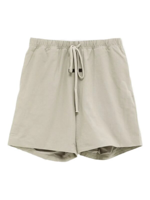 FEAR OF GOD ESSENTIALS short en coton à lien de resserrage - Tons neutres